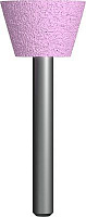641-213 Шарошка абразивная ПРАКТИКА оксид алюминия, трапециевидная 25х16 мм, хвост 6 мм, блистер