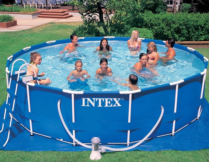 Бассейн каркасный круглый Intex