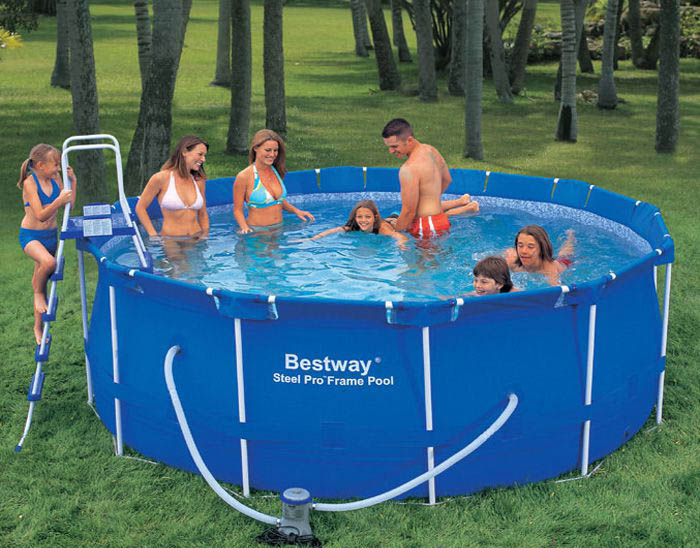 Бассейн каркасный круглый Bestway