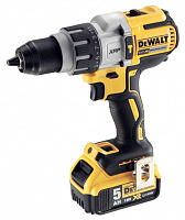 DCD996P2-QW DeWalt Дрель акк. уд. бесщет. 2000об/мин, БЗП, 95Нм, 18В, 2x5Ач, Li-Ion, 820Вт, кейс