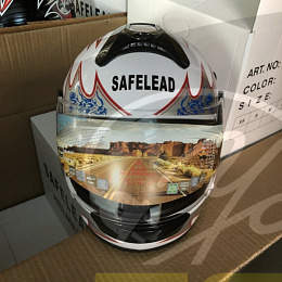 HF-110/LX-110 Safelead Шлем интеграл белый, черный, размер S