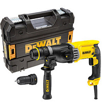 D25144K-KS DeWalt Перфоратор, БСП 13 мм, 900 Вт, SDS-Plus, 0-5350 уд/мин, 3,2 Дж, 3 режима, кейс