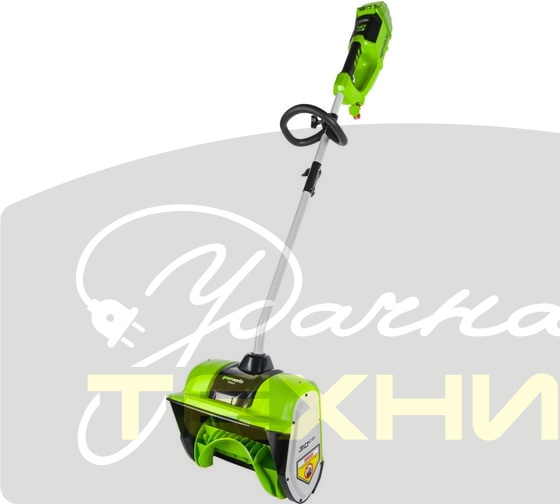 GD40SS Greenworks Снегоуборочник(лопата) аккумуляторный 40V,30см без АКБ и ЗУ/2600807