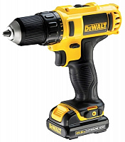 DCD710D2 DeWalt Шуруповерт аккумуляторный 10,8 В, БЗП-10 мм, 2х2 Ач Li-lon + кейс