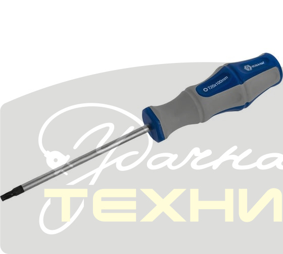 910-058 Отвертка с подвесом КОБАЛЬТ Torx Tamper-20х100 мм Ultra Grip CR-V