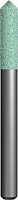 641-329 Шарошка абразивная ПРАКТИКА карбид кремния, цилиндрическая заостренная  6х27 мм, хвост 6 мм,