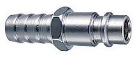 180161 B Переходник Fubag рапид (штуцер) - елочка 8 мм, обжимное кольцо 8 х13 мм, блистер