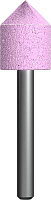 641-176 Шарошка абразивная ПРАКТИКА оксид алюминия, цилиндрическая заостренная 18х22 мм, хвост 6 мм,