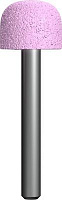 641-145 Шарошка абразивная ПРАКТИКА оксид алюминия, закругленная 19х16 мм, хвост 6 мм, блистер