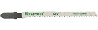 159516-2,5 KRAFTOOL Полотна для лобзика Cr-V по дереву фанере ламинату EU-хвост шаг 2,5мм 2шт