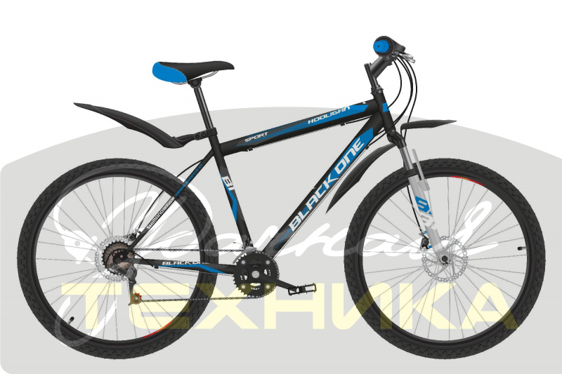Велосипед горный Black One  Element 26 D сине-красный 18"