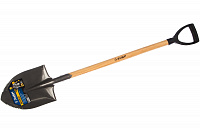 4-39507_z02 Лопата  "БЕРКУТ" штыковая деревянный чекренок с рукояткой ЗУБР