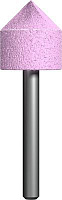 641-183 Шарошка абразивная ПРАКТИКА оксид алюминия, цилиндрическая заостренная 22х50 мм, хвост 6 мм,