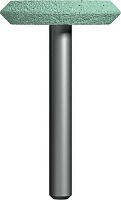 641-398 Шарошка абразивная ПРАКТИКА карбид кремния, дисковая 32х6 мм, хвост 6 мм, блистер