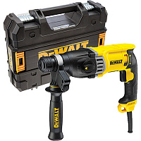 D25143K-KS DeWalt Перфоратор, 900 Вт, SDS-Plus, 0-5350 уд/мин, 3,2 Дж, 3 режима, кейс