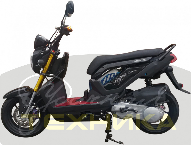 NAKED 49cc Скутер Vento грузоподъем до 150кг, 4х-такт, 10,8л.с, 12"/12", 110км/ч +сигн-ция в подарок